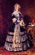 Franz Xaver Winterhalter Portrait of the Queen Marie Amelie of France Spain oil painting artist